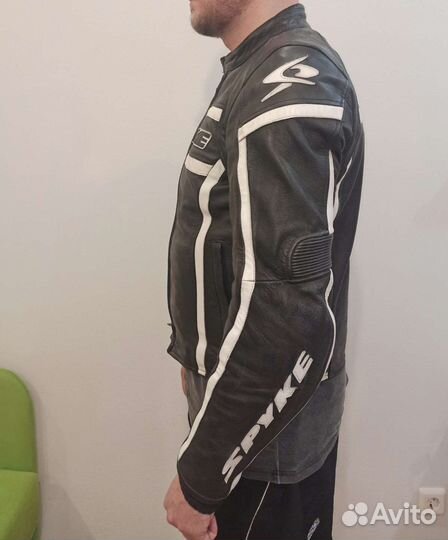 Мотокуртка кожаная, Spyke, 50 размер