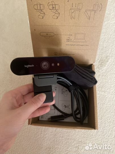 Вебкамера logitech brio ultra HD