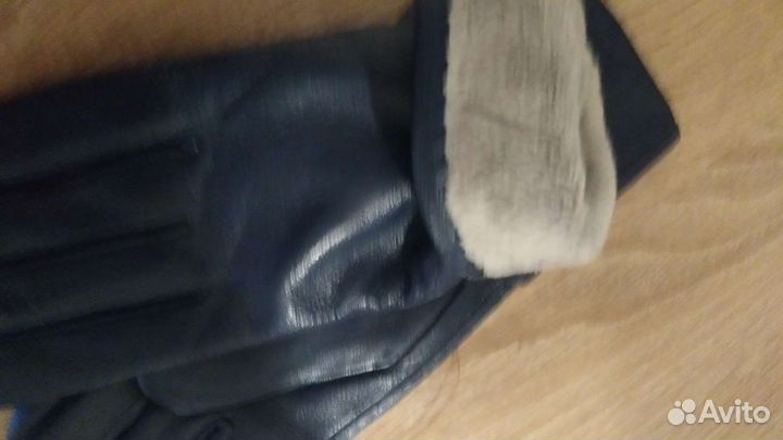 Перчатки кожаные