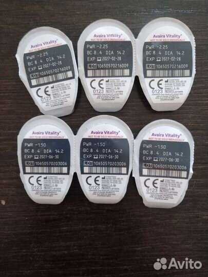 Линзы контактные