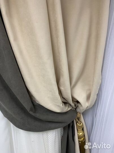 Шторы из двух полотен Турция, 2*2,7 высота