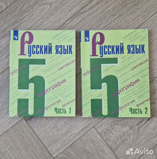 Учебник Русский язык 5 класс Ладыженская 1 и 2 ч