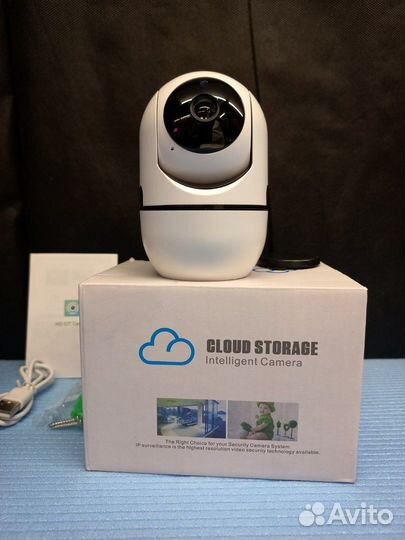 Камера видеонаблюдения поворотная уличная комплект