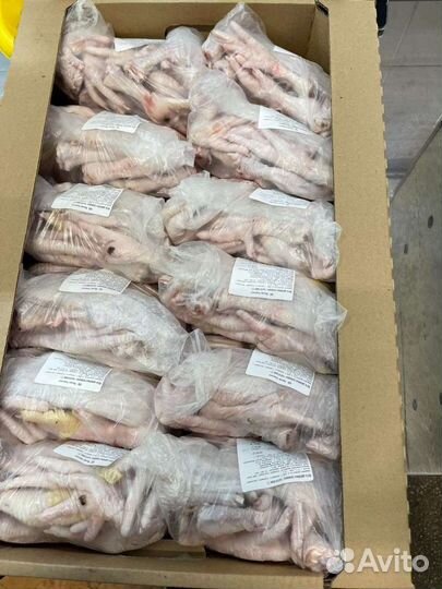 Куриные лапы, головы, костный остаток заморозка