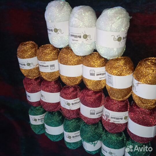 Пряжа люрекс шнурок