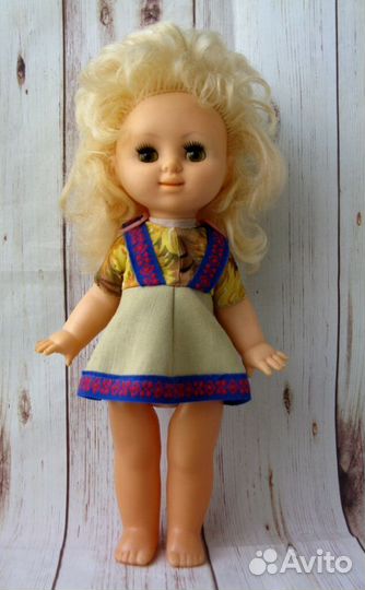 Кукла 36 см родное платье с ярлыком СССР