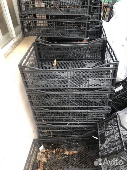 Пластиковые ящики бу,фанерные