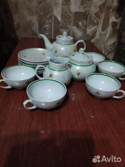 Чайный сервис СССР Дулево 1997 г