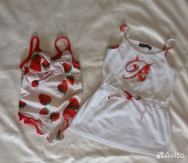Комплект blumarine baby (платье +купальник),Италия