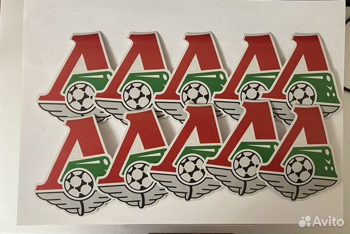 Наклейки фк Локомотив Москва