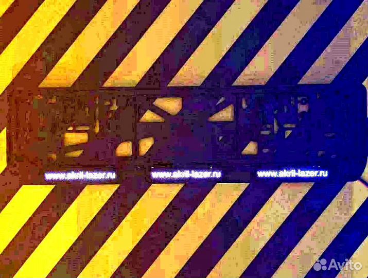 Номерная рамка с вашим лого