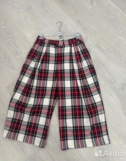 Новые бриджи в клетку Souvenir Италия S и М