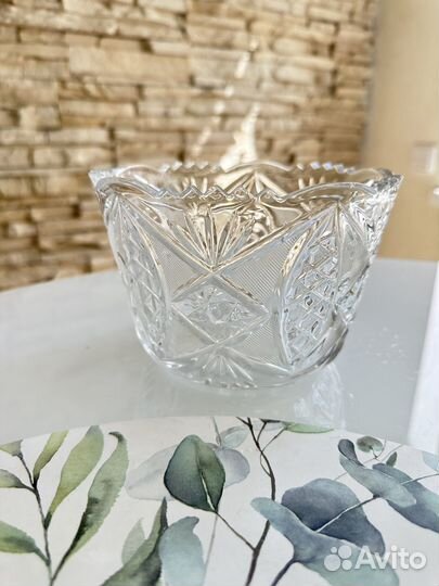 Ваза хрустальная СССР, салатники, для варенья