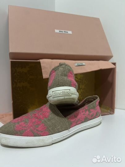 Слипоны Miu Miu