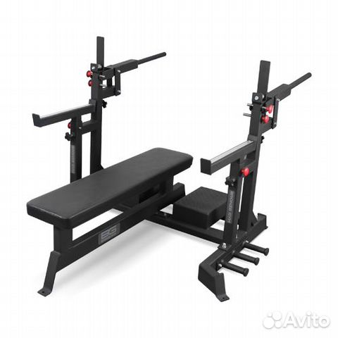 Скамья для жима с механизмом подъёма штанги Bronze