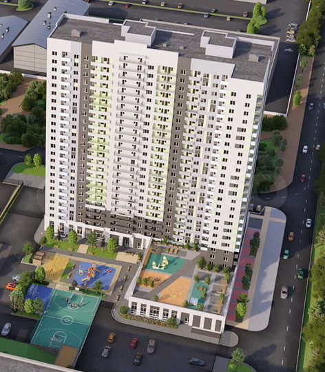 2-к. квартира, 46,1 м², 14/24 эт.