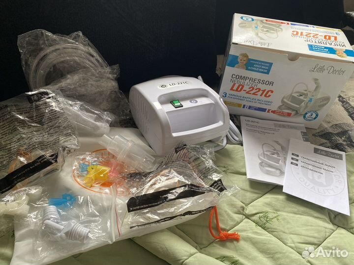 Ингалятор компрессорный небулайзер гарантия 3 г