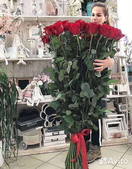 Высокие розы Гигантские розы с доставкой