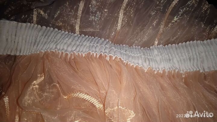 Тюль бу 9.5м.ш.3м.д