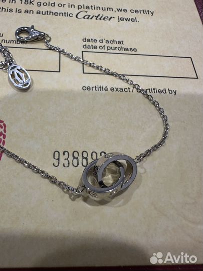 Cartier love браслет vgold