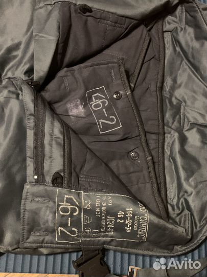 Штаны новые /полукомбез/зим.муж46-2+подстёжка