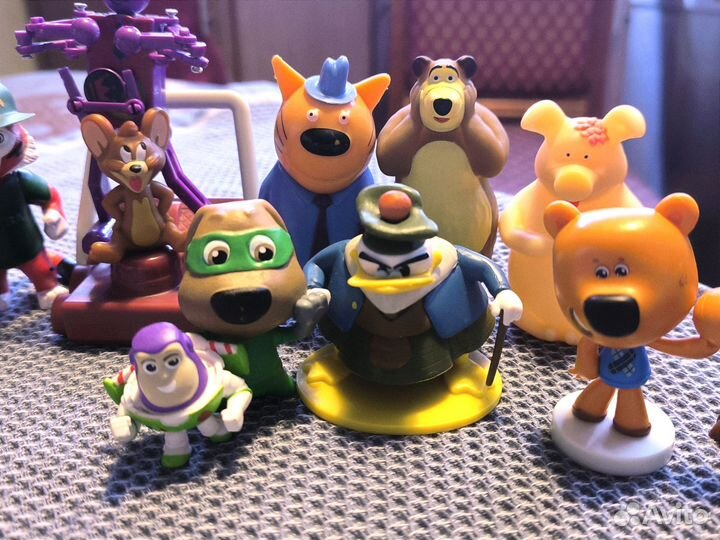 Игрушки фигурки пакетом Макдональдс Цена за все