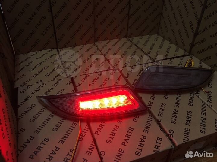 Катафоты в задний бампер LED. Дымчатые, Camry, Axi