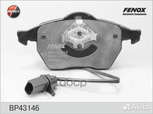 Колодки тормозные дисковые BP43146 fenox