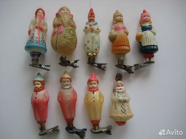 Елочная игрушка (фигурки на прищепках)