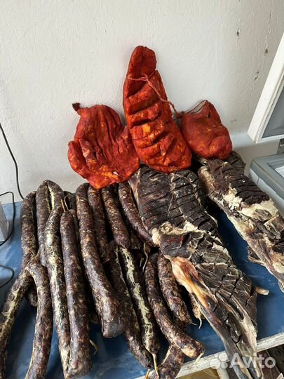 Сушенное мясо колбаса