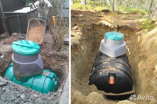 Емкость под септик пластиковая для канализации