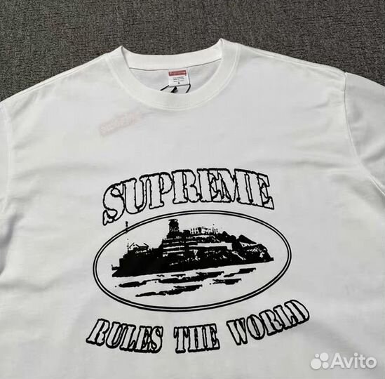 Футболка supreme x corteiz