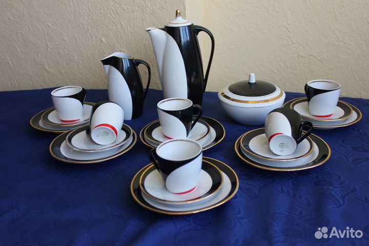 Кофейный сервиз Пингвины офз СССР. Редкий