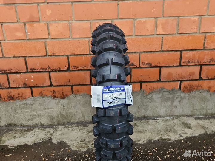 Мотошина 120 80 18 Метзелер 360 мягкие грунты