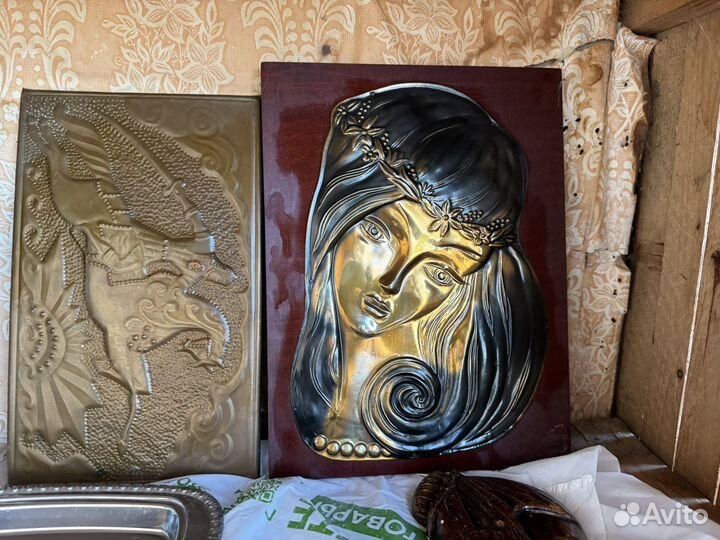 Панно СССР чеканка