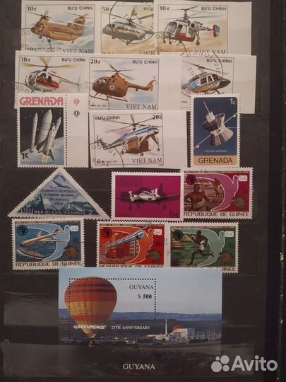 Почтовые марки мира транспорт