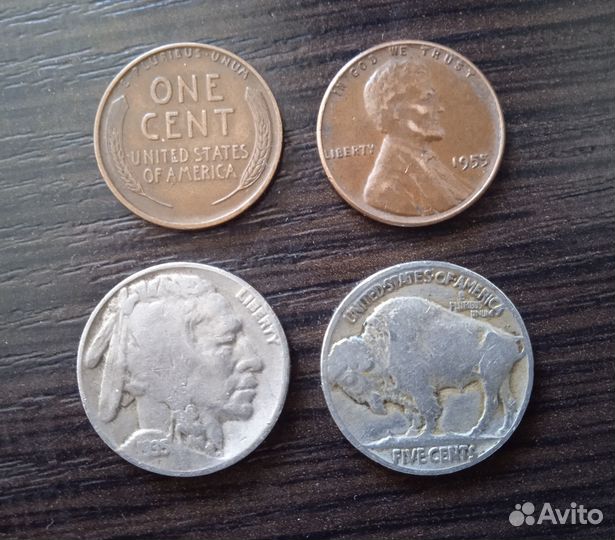 Монеты США и Канады (центы)