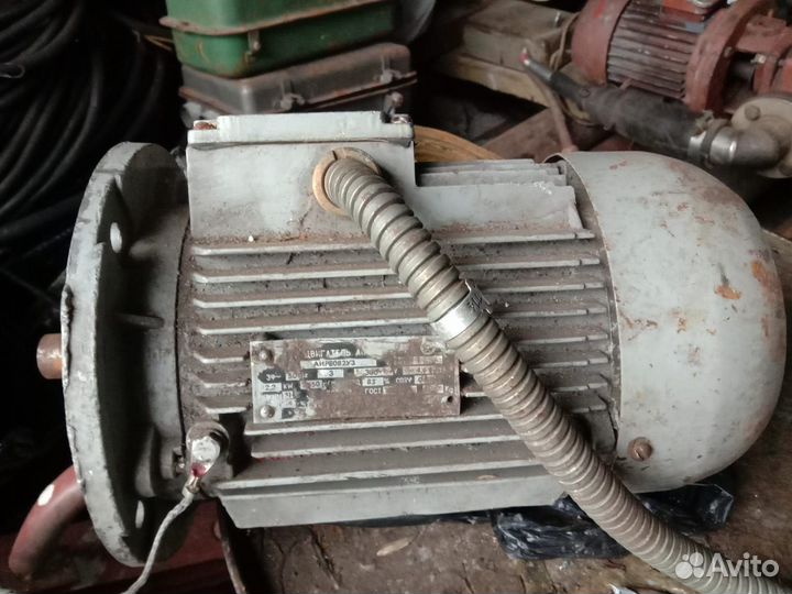 Насос, двигатель асинхронный