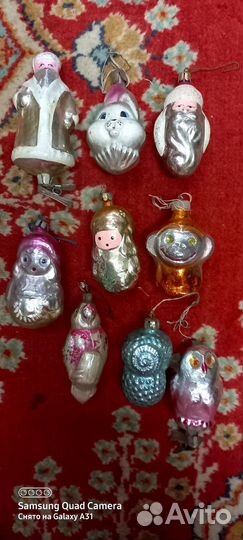 Елочные игрушки СССР