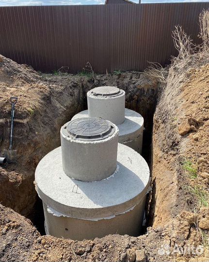 Септик из колец. Канализация из колец