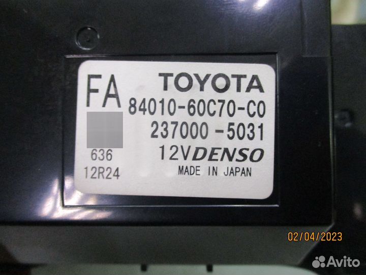 Прадо 150 блок климата