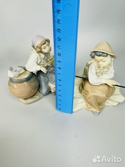 Две статуэтки Пастух и Пастушка от Lladro