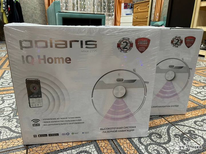 Робот-пылесос Polaris pvcr 6001 IQ Home Aqua