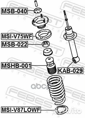 Втулка переднего амортизатора (mitsubishi pajer
