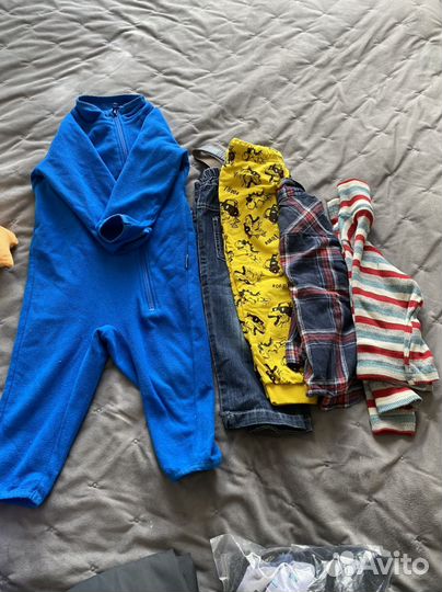 Пакеты с вещами на мальчика с года до 2,5 лет