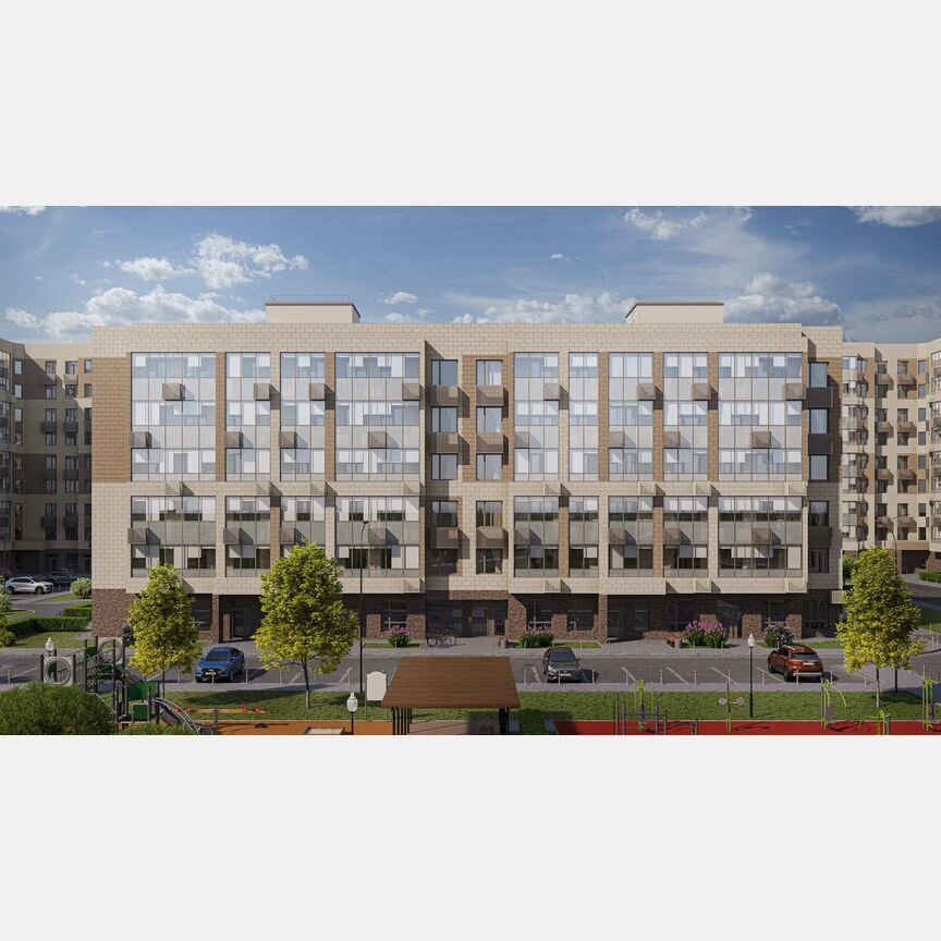 1-к. квартира, 53,5 м², 2/9 эт.