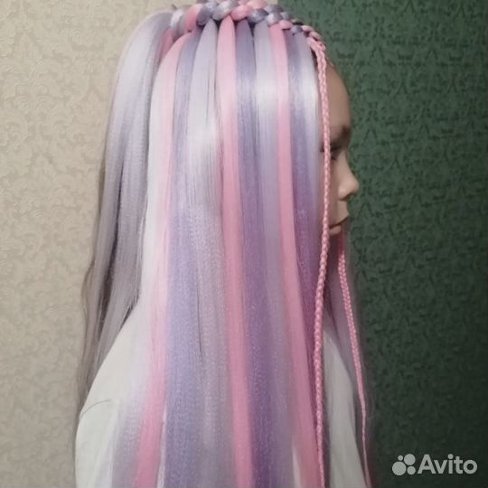 Косы с канекалоном и без