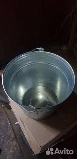 Ведро оцинкованное