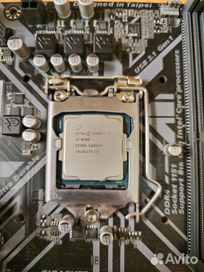 Intel core i3 8100