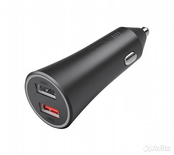 Азу Xiaomi Car Quick Charger 2USB CC06ZM 37W (GDS4